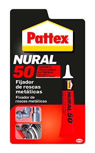 Pattex Nural 50, fijador de roscas metálicas,  anaeróbico