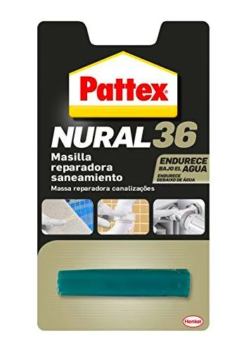 Pattex Nural 36, masilla reparadora saneamiento, sin disolventes