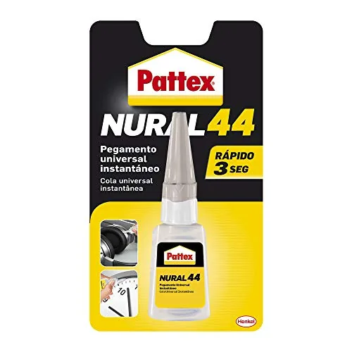 Pattex Nural 44, pegamento universal instantáneo, transparente