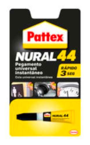 Pattex Nural 44, pegamento universal instantáneo, transparente, 20 gr