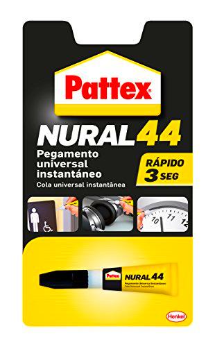 Pattex Nural 44, pegamento universal instantáneo, transparente, 3 gr