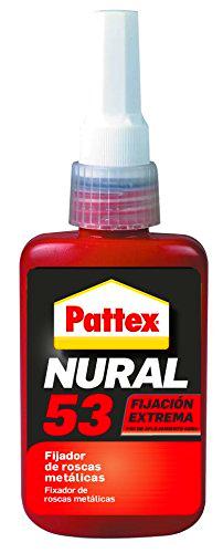 Pattex Nural 53, fijador de roscas metálicas, 50 ml