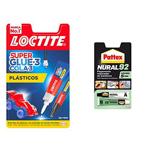 Loctite Super Glue-3, adhesivo instantáneo plasticos dificiles
